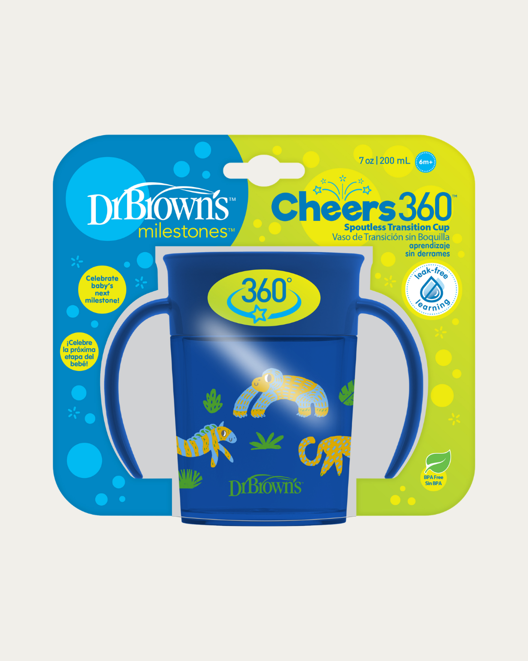 Lonček Cheers 360° z ročaji 200 ml