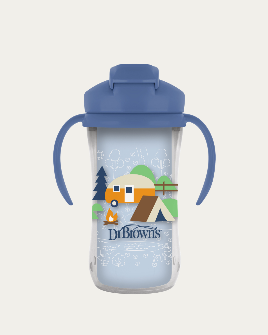 Izoliran lonček z mehko slamico