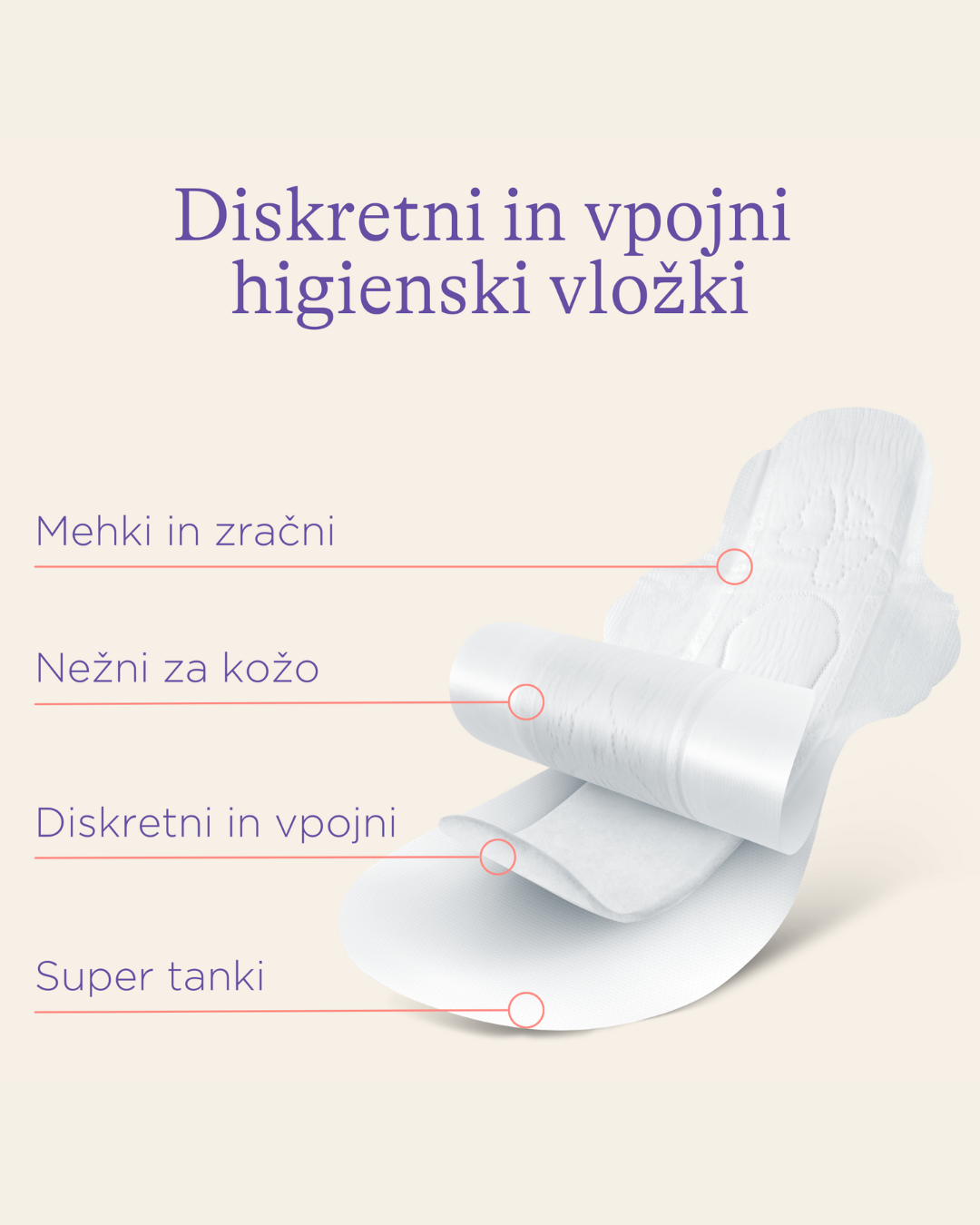 Poporodni higienski vložki 0-2 tedna po porodu