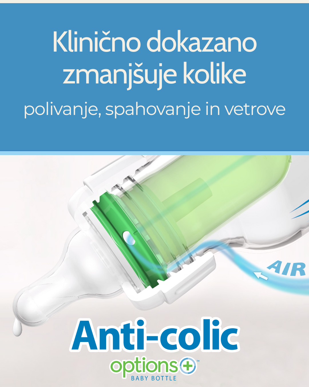 Steklena ozkovratna steklenička, 2 kom