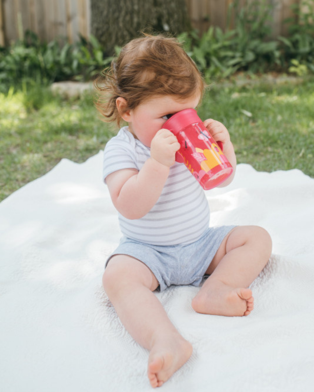 Lonček Cheers 360° z ročaji 300 ml - več barv