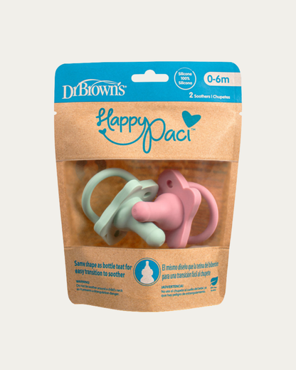 HappyPaci silikonska duda, 2 kom