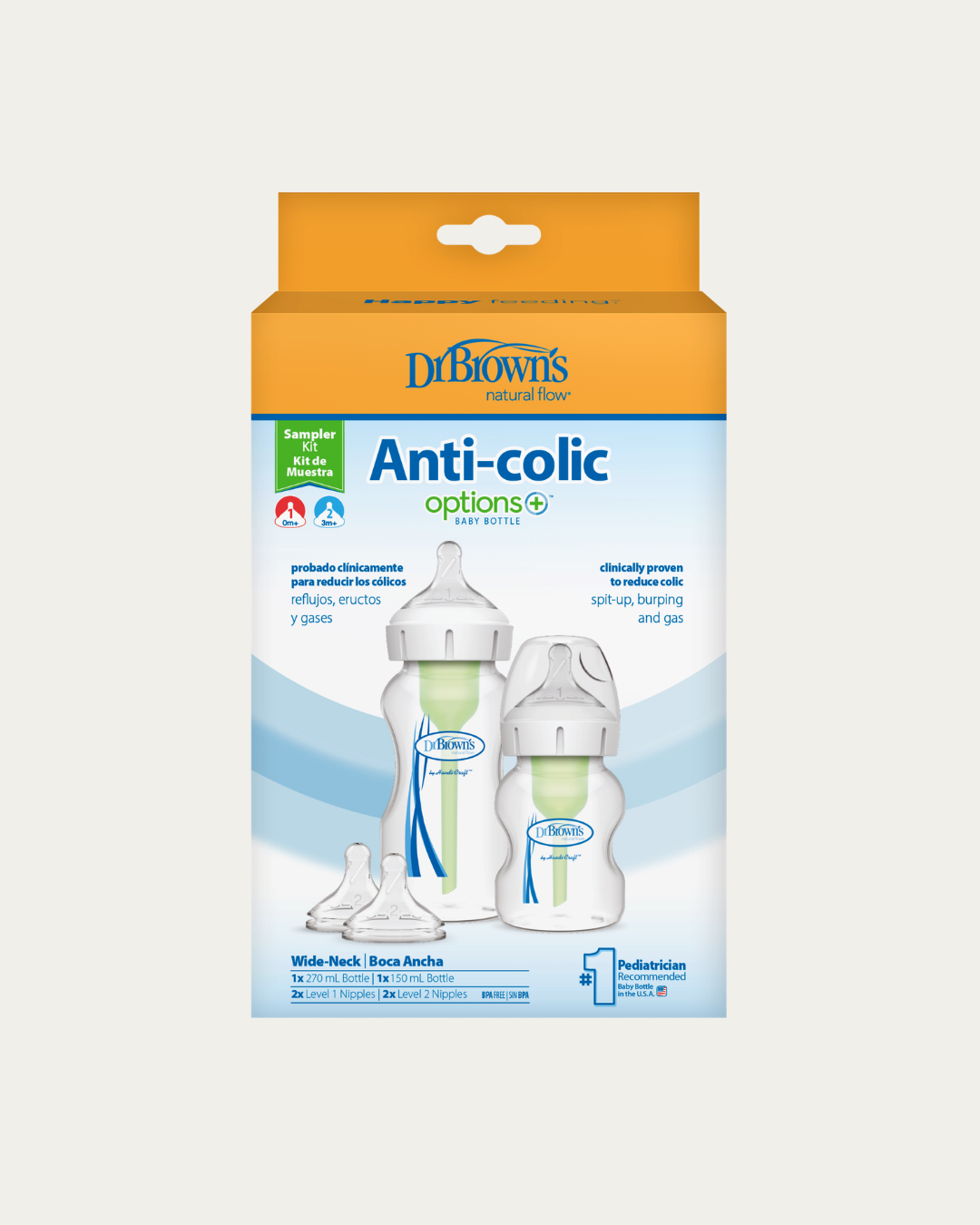 Komplet širokovratni plastični