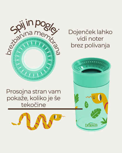 Lonček Cheers 360° brez ročajev 300 ml - več barv