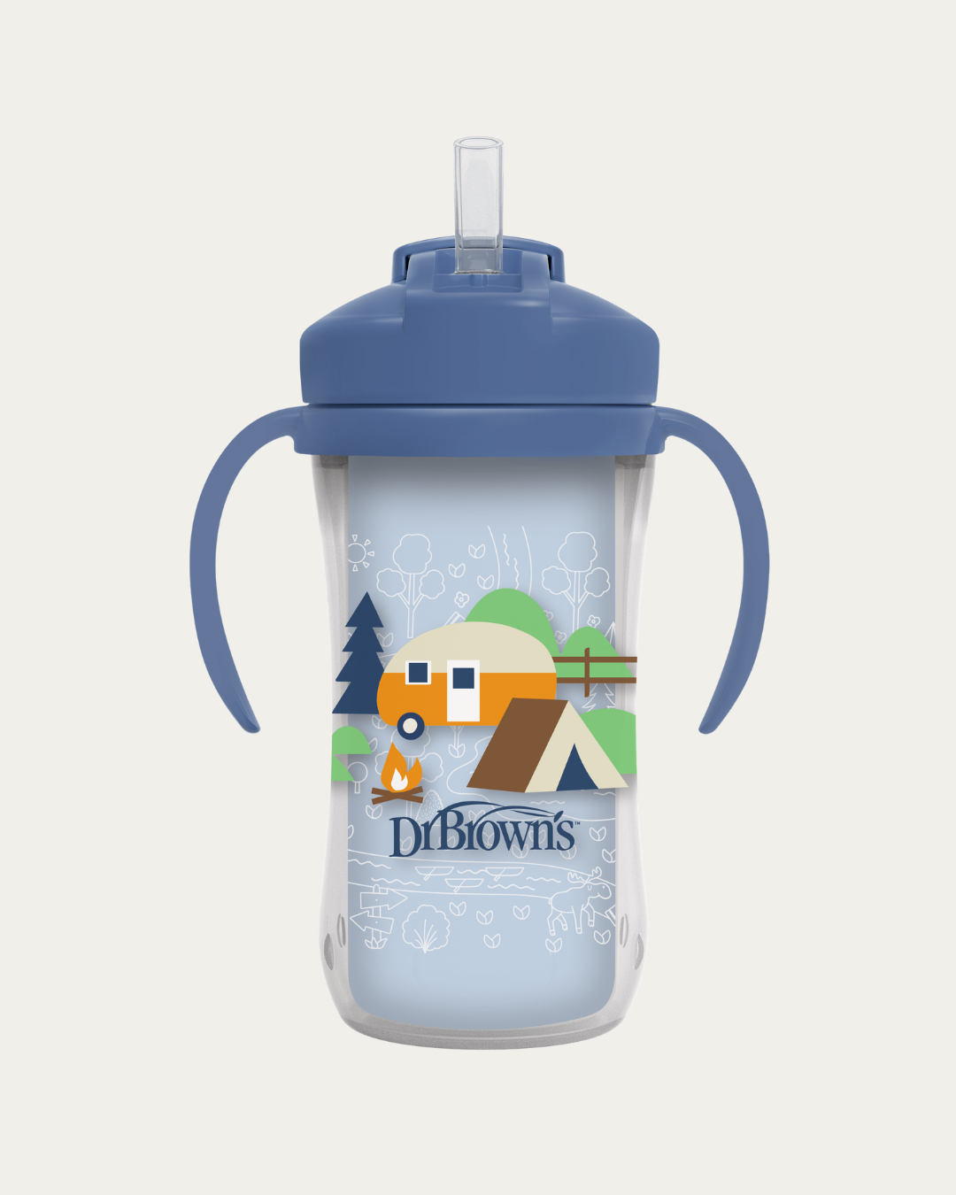 Izoliran lonček z mehko slamico