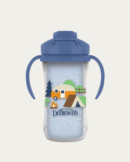 Izoliran lonček z mehko slamico