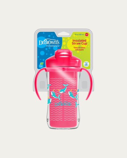 Izoliran lonček z mehko slamico