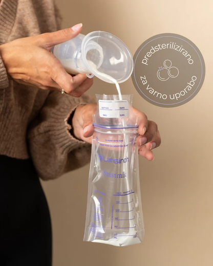 Vrečke za shranjevanje mleka, 25 kom