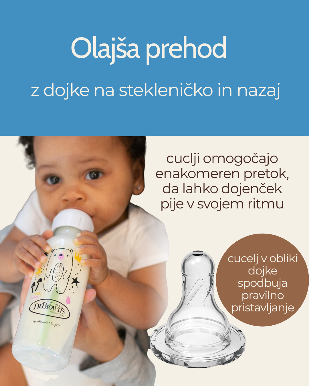 Plastična ozkovratna steklenička MOTIV 250 ml, 2 kom