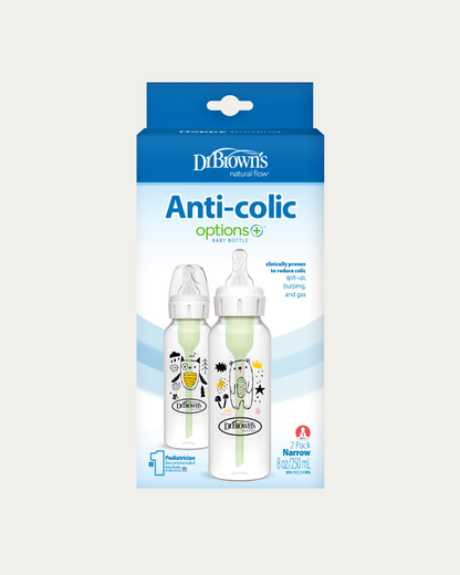 Plastična ozkovratna steklenička MOTIV 250 ml, 2 kom