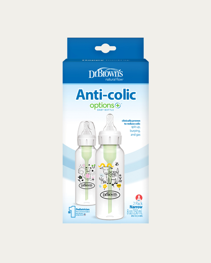 Plastična ozkovratna steklenička MOTIV 250 ml, 2 kom