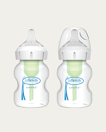 Plastična širokovratna steklenička, 2 kom