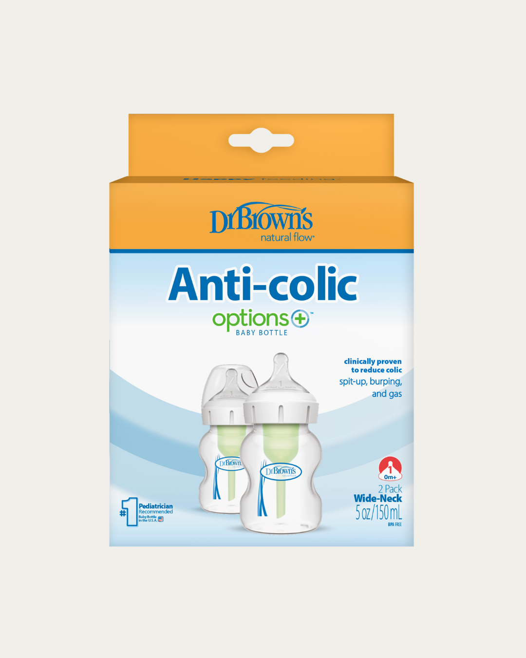 Plastična širokovratna steklenička, 2 kom