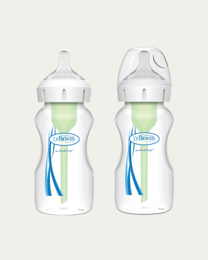 Plastična širokovratna steklenička, 2 kom