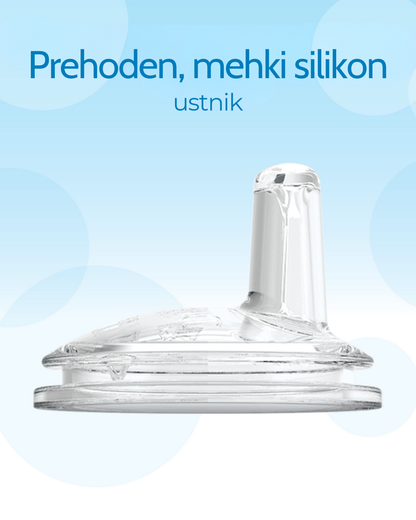 Plastična širokovratna steklenička Z ROČAJI