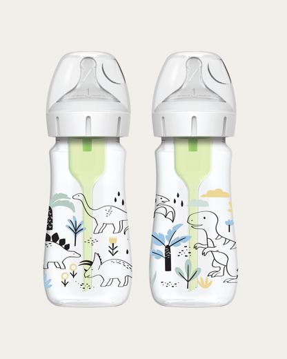 Plastična širokovratna MOTIV steklenička, 2 kom