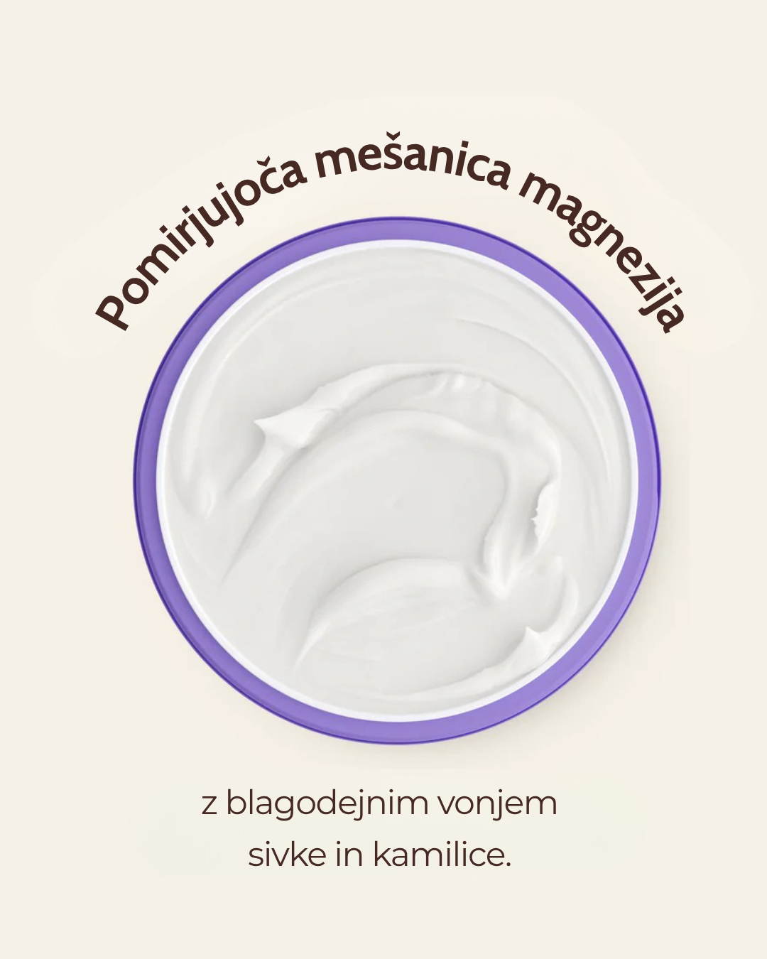 Pomirjujoče maslo z magnezijem za nosečnice