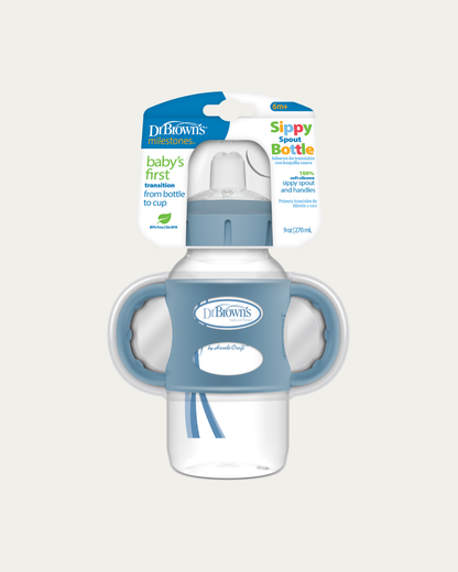 Plastična širokovratna steklenička Z ROČAJI