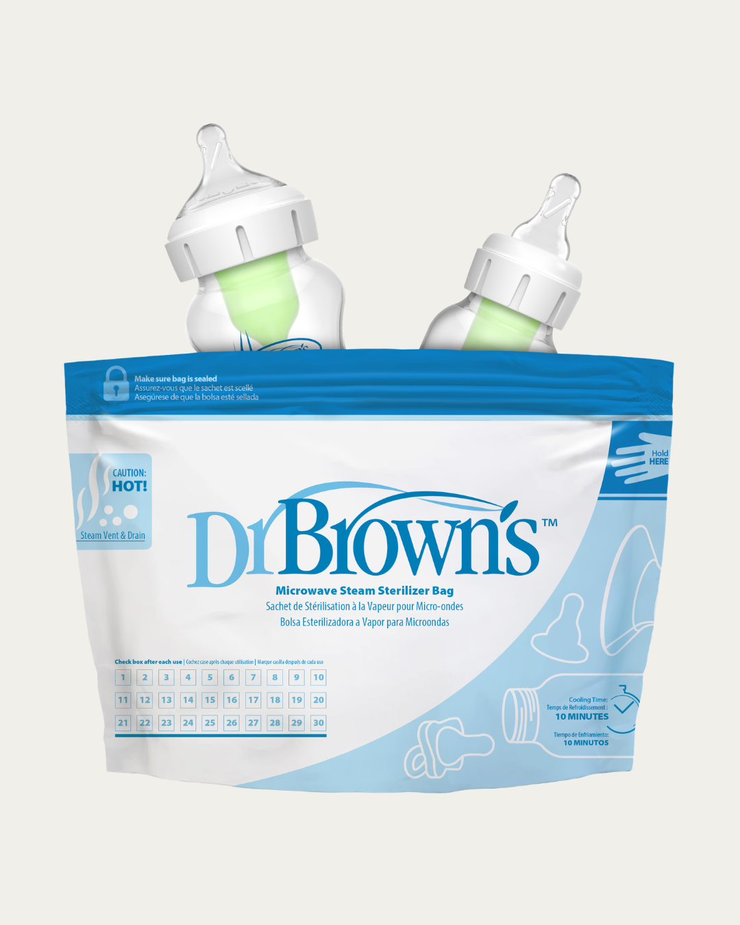 Vrečke za parno steriliziranje, 5 kom