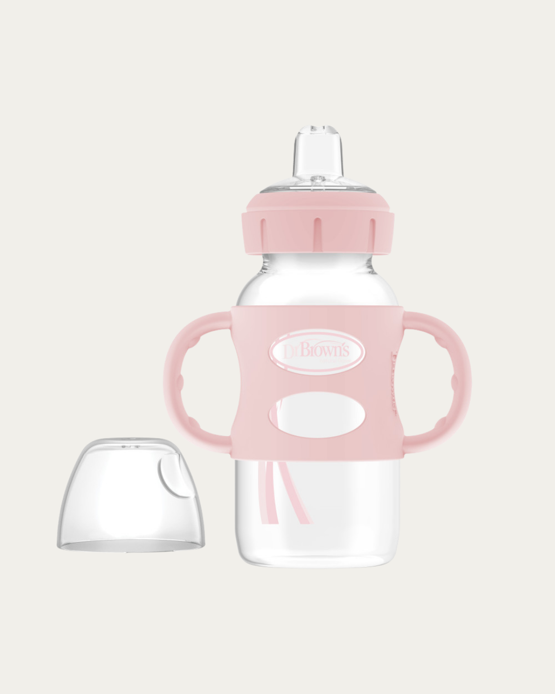 Plastična širokovratna steklenička Z ROČAJI