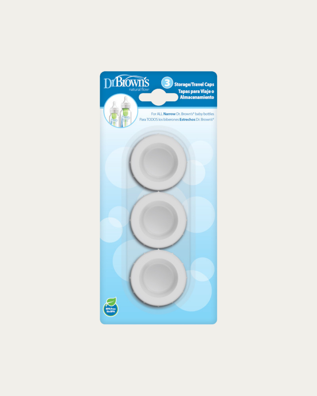 Pokrovčki za ozkovratno stekleničko, 3 kom