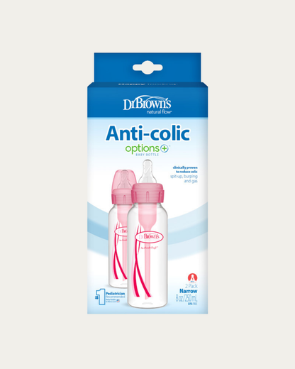 Plastična ozkovratna BARVNA steklenička 250 ml, 2 kom