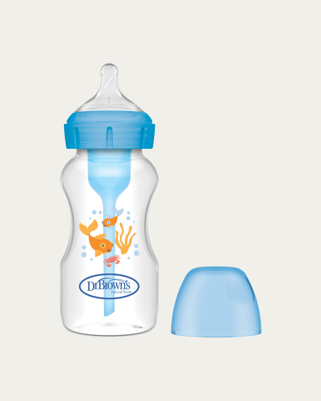 Plastična širokovratna steklenička 270 ml, barvna