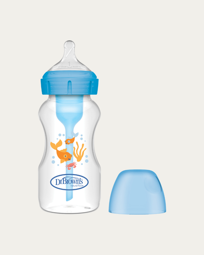 Plastična širokovratna steklenička 270 ml, barvna