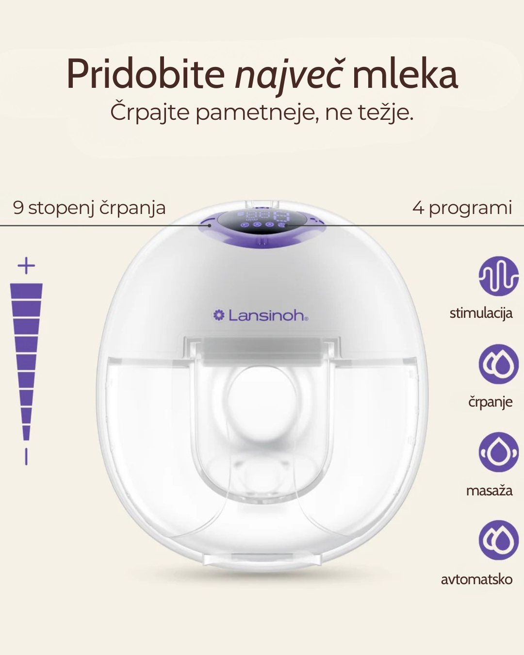 Nosljiva črpalka - več možnosti