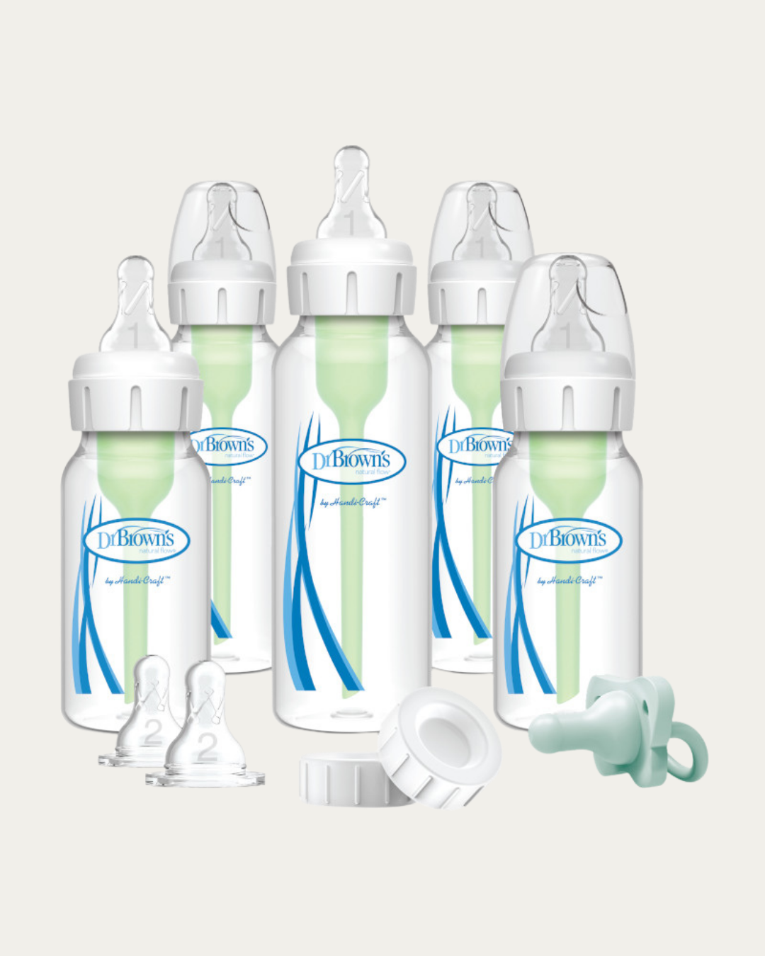 Set stekleničk za novorojenčke