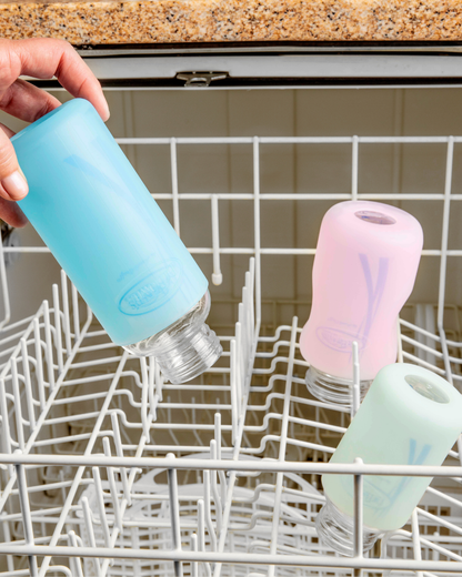 Zaščita za stekleno ozkovratno stekleničko 250 ml, več barv