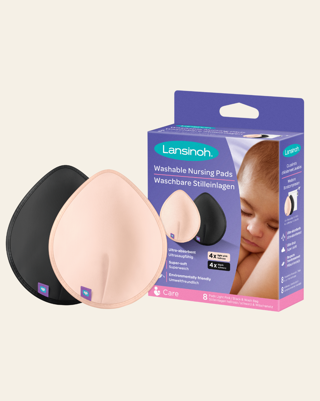 Pralne blazinice za dojenje - več barv