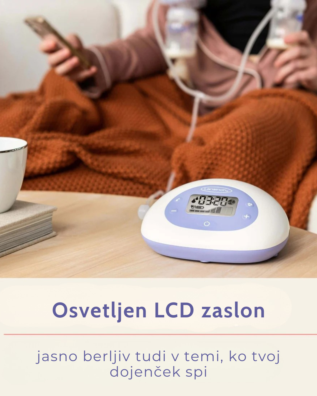 Električna dvojna črpalka 2v1