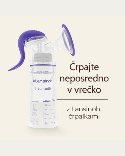 Vrečke za shranjevanje mleka, 25 kom