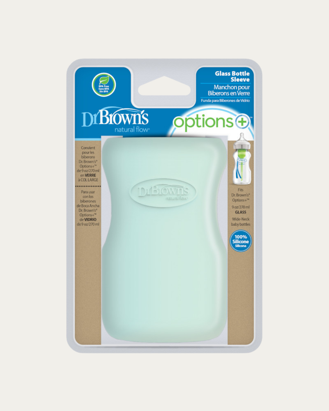 Zaščita za stekleno stekleničko 270 ml, več barv