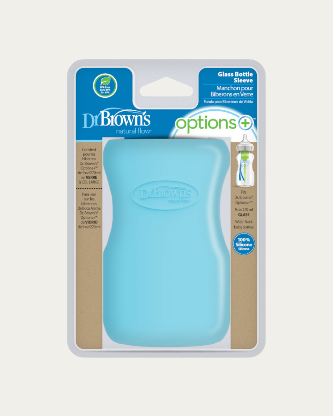 Zaščita za stekleno stekleničko 270 ml, več barv