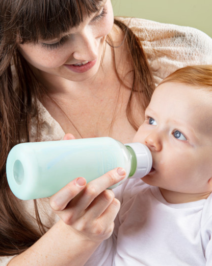 Steklena ozkovratna steklenička, 2 kom