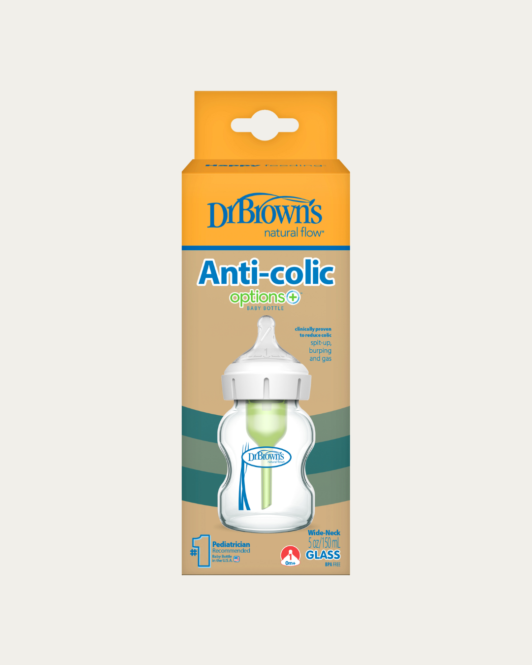 Steklena širokovratna steklenička