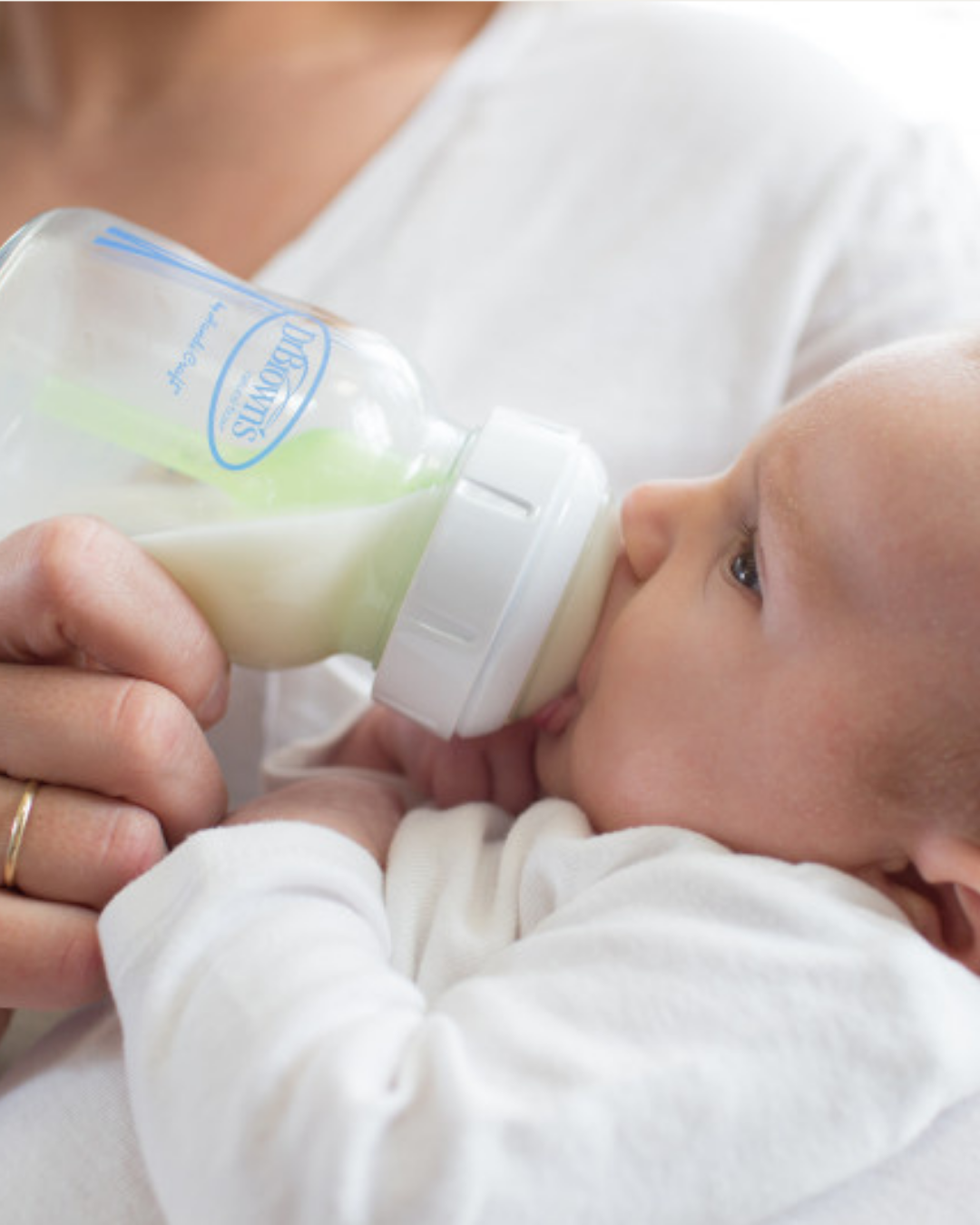 Steklena širokovratna steklenička