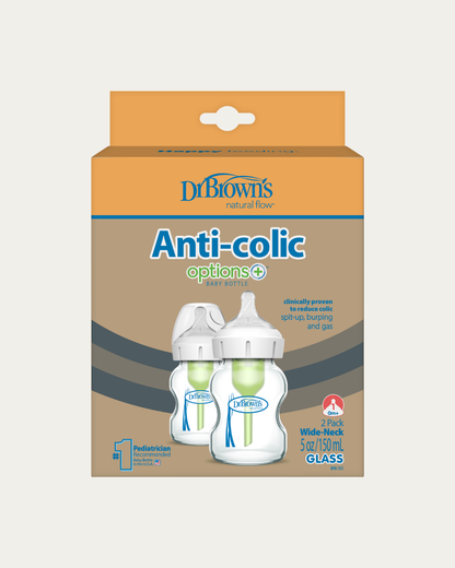 Steklena širokovratna steklenička, 2 kom