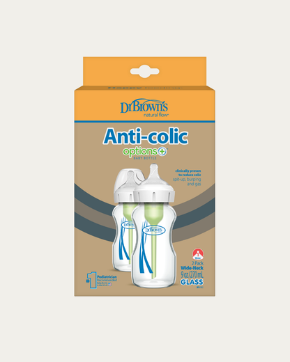 Steklena širokovratna steklenička, 2 kom