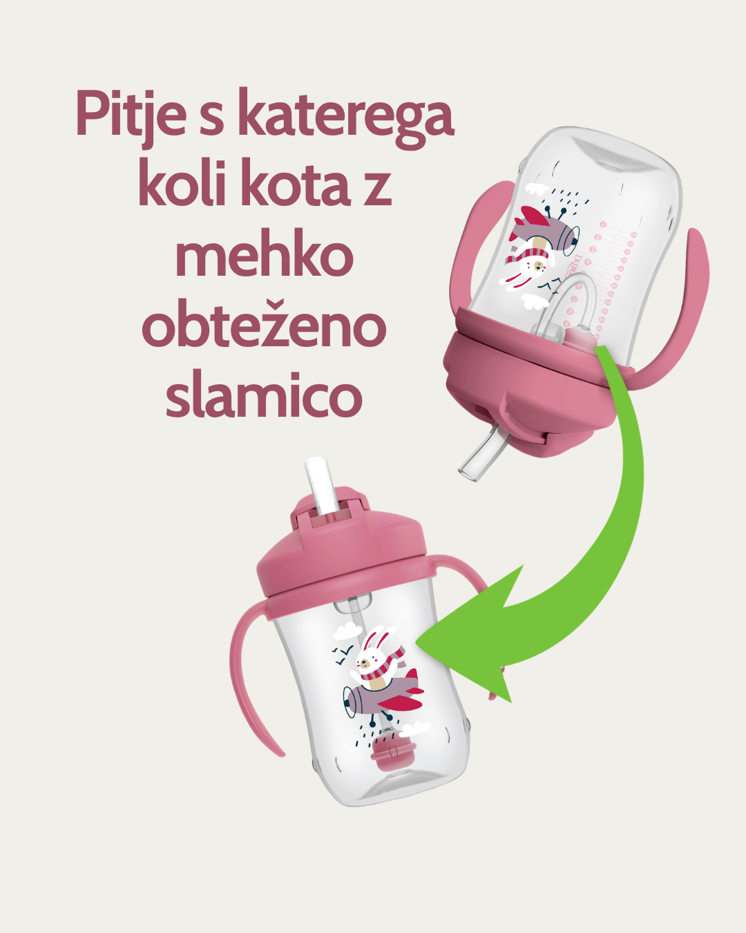 Prvi lonček s slamico 270 ml