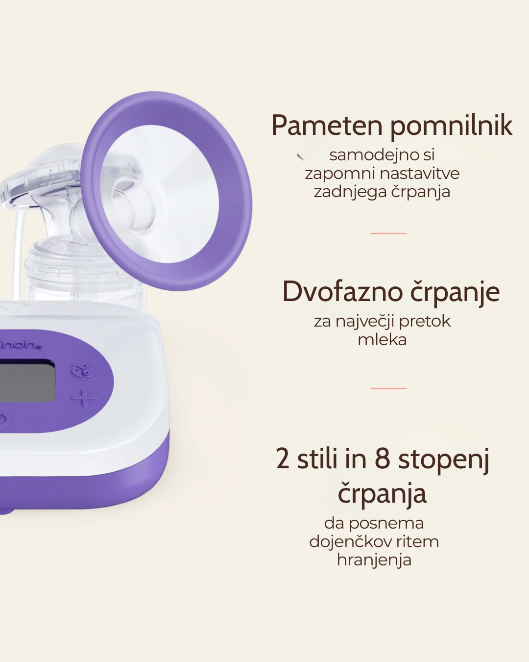 Polnilna dvojna električna črpalka