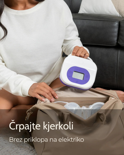 Polnilna dvojna električna črpalka