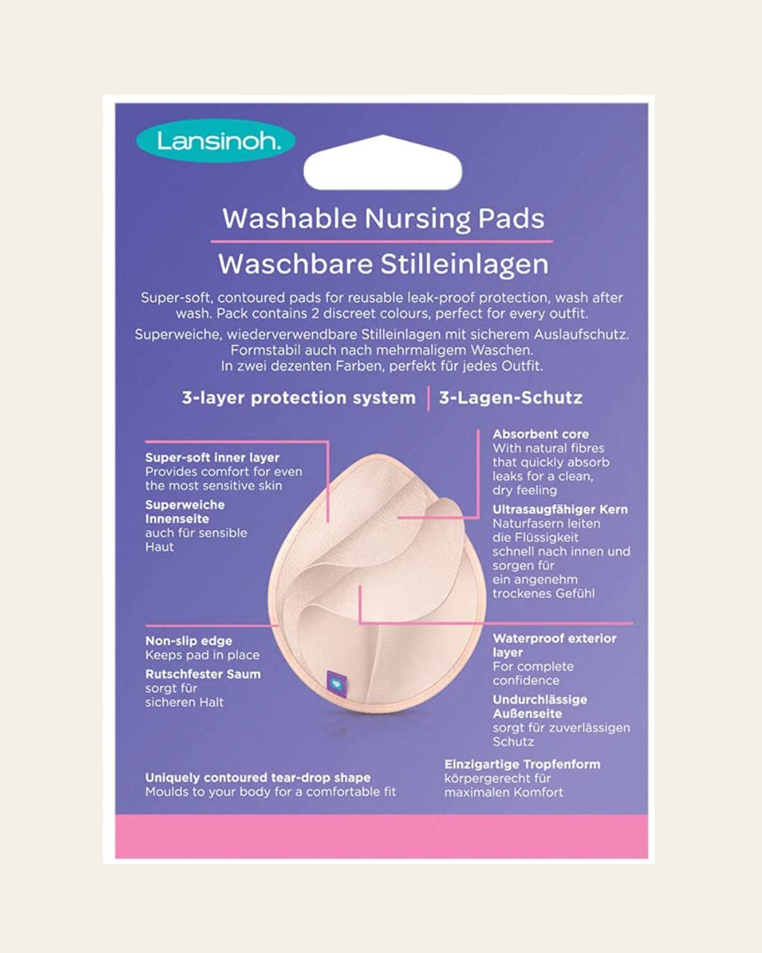 Pralne blazinice za dojenje - več barv