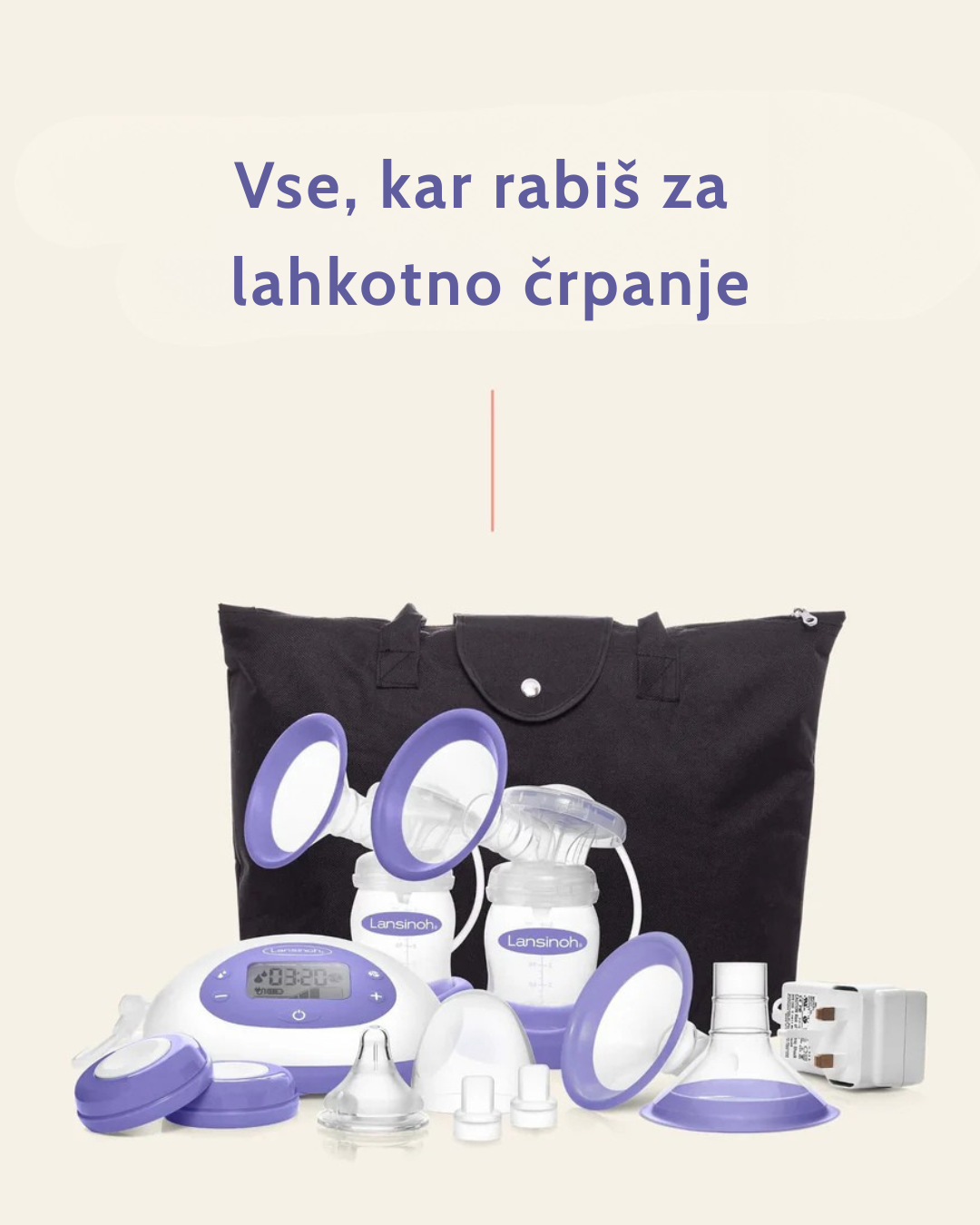 Električna dvojna črpalka 2v1