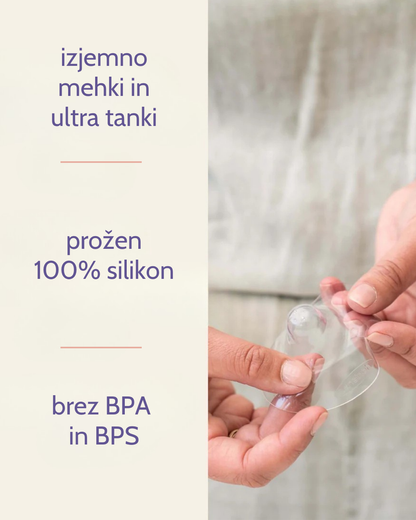 Nastavki za dojenje - več velikosti