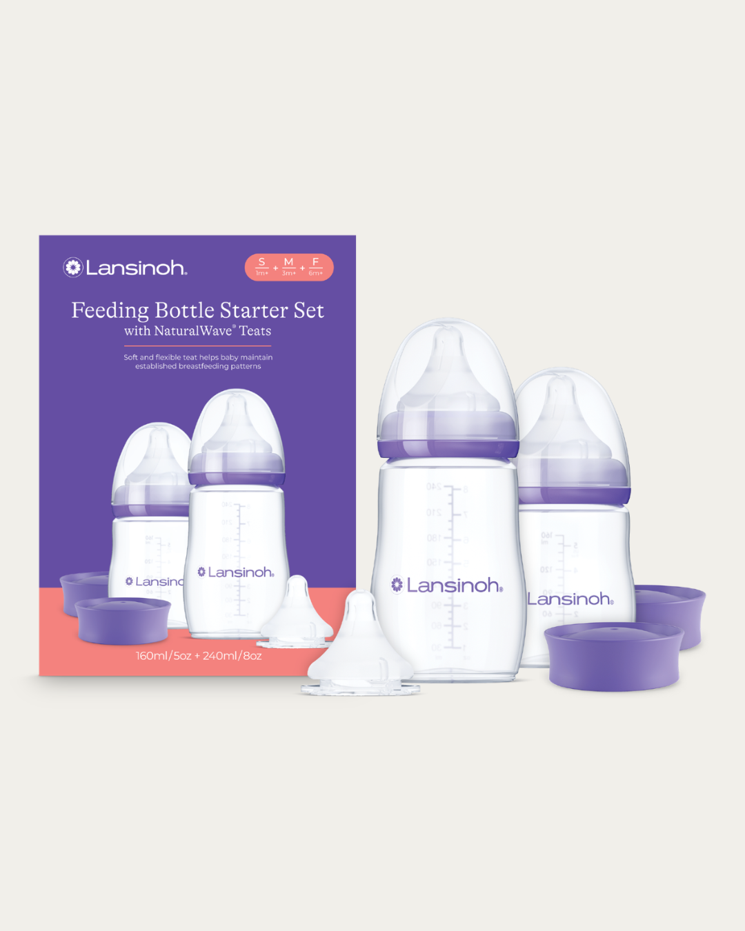 Set stekleničk 160 ml in 240 ml