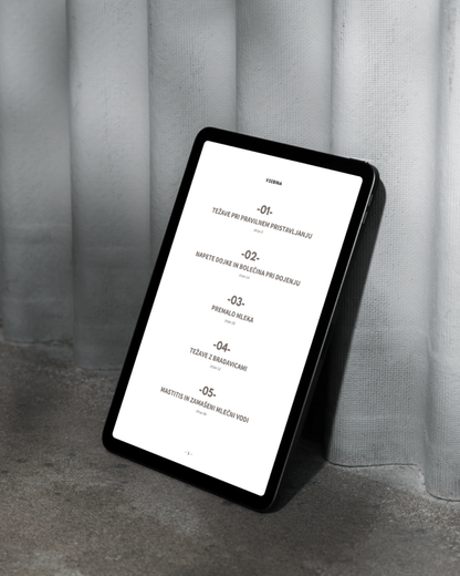 Premagaj izzive pri dojenju