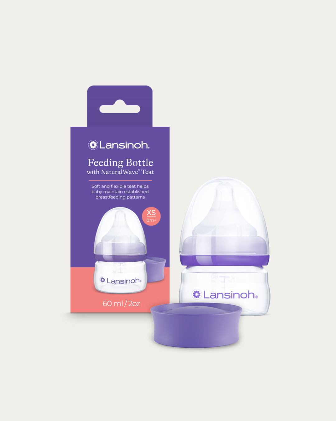 Plastična steklenička 60 ml Lansinoh /XS cucelj